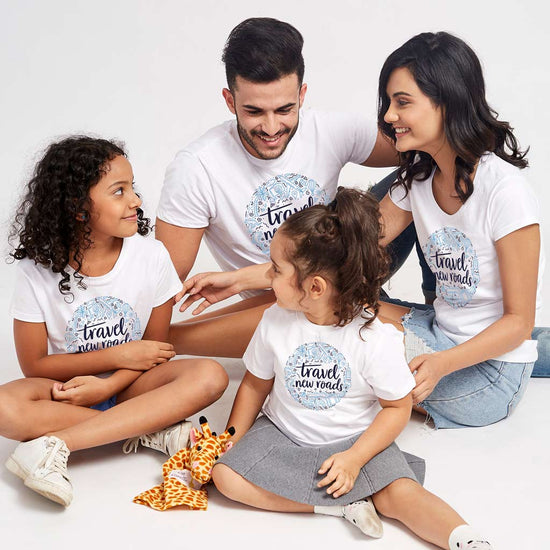 Travel New Roads, Matching Family Tees