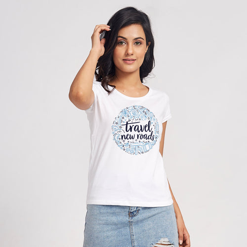 Travel New Roads, Matching Family Tees  For Mother