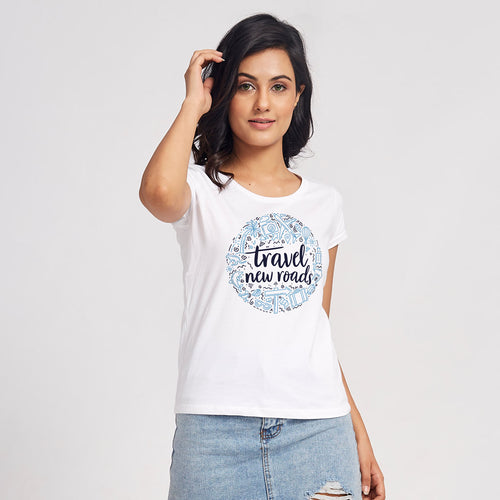 Travel New Roads, Matching Family Tees For Mother