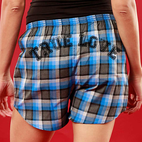 True Love, Matching Check Couple Boxers