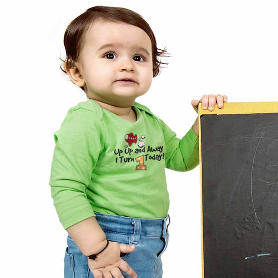 Up Up and Away I turn 1 Today Bodysuit