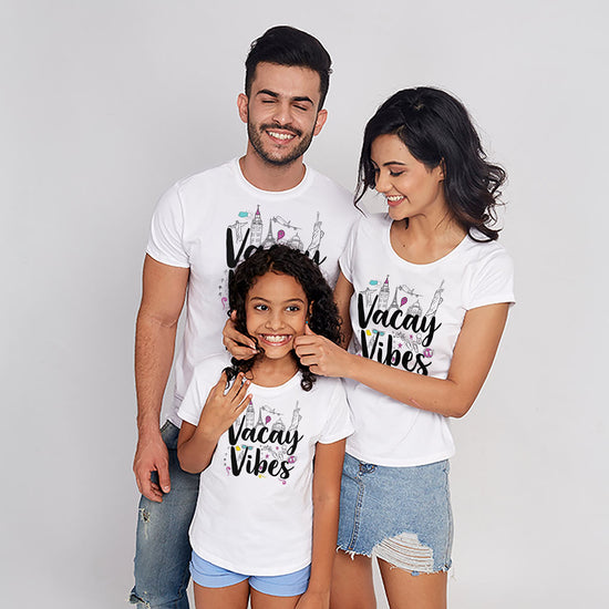Vacay Vibes Matching Tees For Family