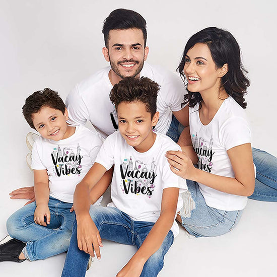 Vacay Vibes Matching Tees For Family