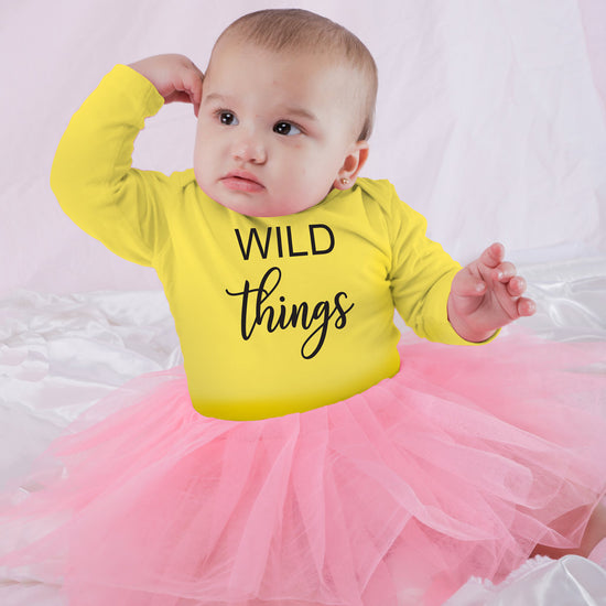 Wild Things, Matching Tees And Bodysuit For Baby
