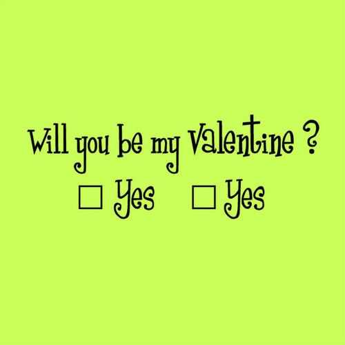 Will you be my Valentine Combo Tee