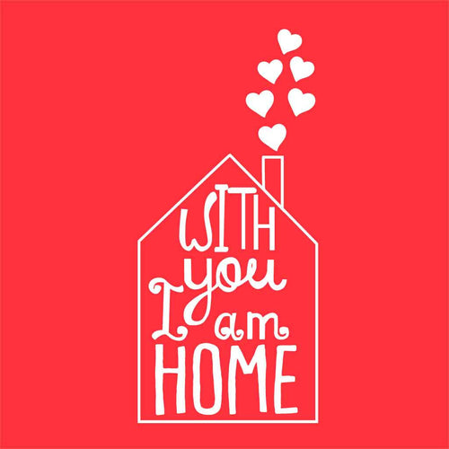 With You I Am At Home Couple Tees