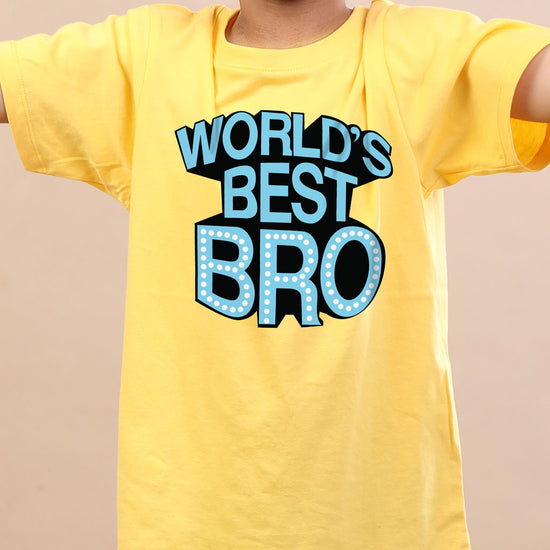 World's Best Bro Tees For Brother