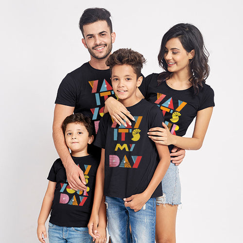 Yay it's Your Day Tees Matching Family Tees