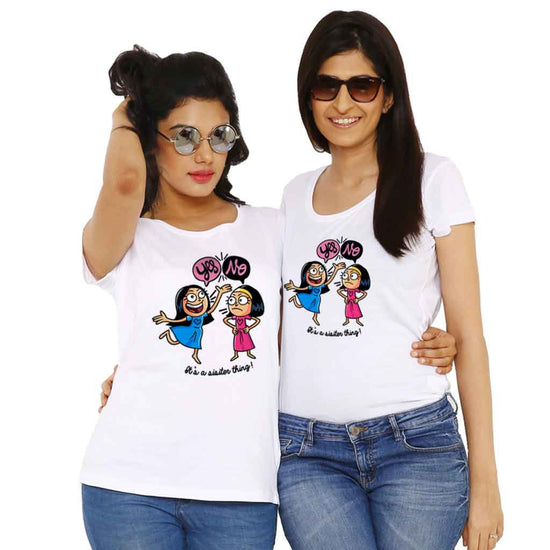 Yes No Sisters Tees
