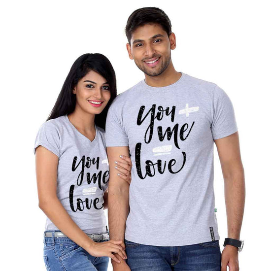 You Plus Me Couple Tees