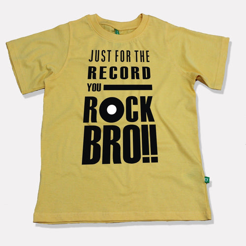 You Rock Bro Tee For Girls