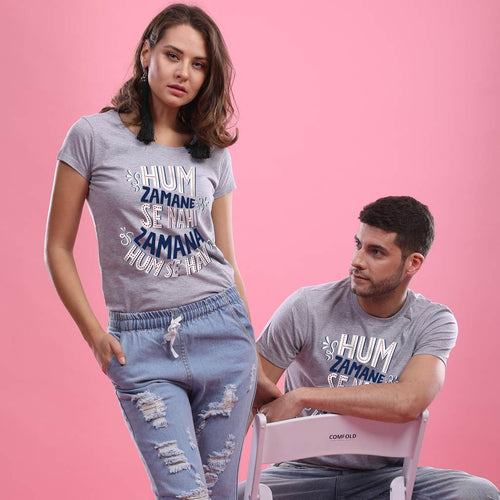 Hum Zamane Se Nhi, Zaman Humse Hai, Matching Couple Tees