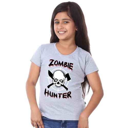 Zombie Hunter Halloween Family Tees For daughter